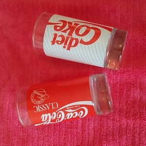 Coca-Cola Diet Coke set of glasses